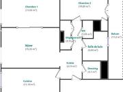 Vente Appartement 3 pièces 64.6 m2 Paris 15ème