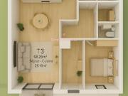 Vente Appartement 3 pièces 68.29 m2 Sailly sur la Lys
