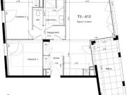 Vente Appartement 3 pièces 68.46 m2 Rennes