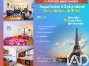 Vente Appartement 3 pièces 77 m2 Paris 15ème