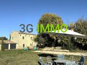 Vente Ferme 9 pièces 198 m2 Uzès