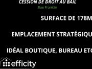 Vente Fond de commerce 178 m2 Lyon 2ème