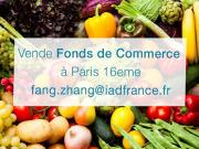 Vente Fond de commerce 32 m2 Paris 16ème