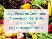 Vente Fond de commerce 44 m2 Paris 19ème