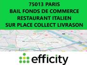 Vente Fond de commerce 90 m2 Paris 13ème