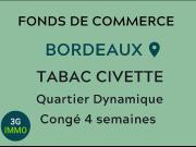 Vente fonds de commerce Tabac Presse FDJ à Bordeaux