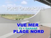 VENTE T2 + GARAGE VUE MER PLAGE NORD