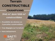 Vente Terrain 3140 m2 Champvans