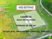 Vente Terrain 540 m2 Anse bertrand