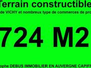 Vente Terrain 724 m2 Vichy