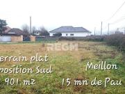 Vente Terrain 901 m2 Meillon