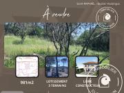 Vente Terrain constructible 981 m2 Saint raphael
