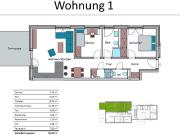Verkaufe EG Wohnung mit Gartenanteil seniorengerecht Neubau