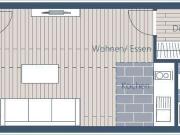 Vermietete 1 Raum ETW mit Loggia in Plagwitz Lindenau