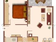 Vermietete 2 Zimmer Wohnung mit Südbalkon, Aufzug &...