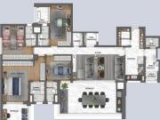 Excelente apartamento tipo para venda em Chácara Santo...