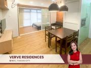 Verve Residences, BGC Taguig Studio Upgraded to 1BR...
