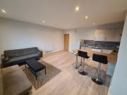 Very large 1 bedroom furnished flat close to city