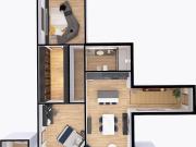 via castelmaraldo 15 trilocale 126mq