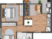 Apartamento com 2 quartos, 41 m² à venda em Santo Amaro