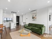 Views spanning across two balconies, in this spacious,...