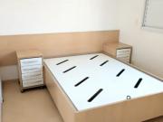 Vila mangalot, apartamento, 2 dormitórios, closet, vaga,...