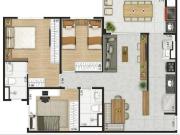 VILA NOVA SABARÁ 81m² Varanda Gourmet R$ 750.000,00...