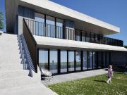 Villa nach Plan mit unglaublicher Aussicht auf den Murtensee