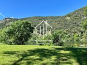 Villa avec plage en bord d'Ardèche