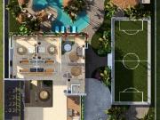 Villa Bulan Cancun con campo de golf