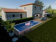 Villa contemporaine Isle avec piscine