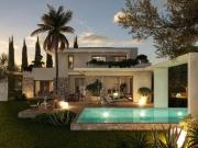 Villa contemporaine neuve dans domaine fermé