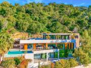 Villa contemporaine, piscine, vue mer