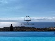 VILLA CONTEMPORAINE RECENTE AVEC VUE MAGNIFIQUE SUR LA MER