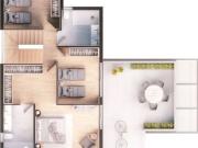 Villa de cuatro dormitorios y tres baños con vistas...