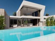 Villa de diseño con una parcela total de 431 metros...