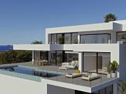 Villa de lujo contemporáneo con vistas infinitas al...