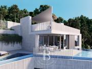 Villa de obra nueva con vistas al mar en Begur, Costa...