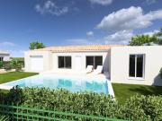 Villa de plain pied avec piscine garage et 700m2 de jardin