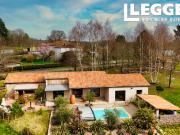 Villa de plein, aux beaux volumes avec chalet séparé