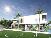 VILLA EN CANCUN COUNTRY CLUB CON CAMPO DE FUTBOL Y...