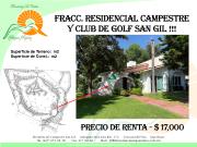 VILLA EN RENTA EN SAN GIL