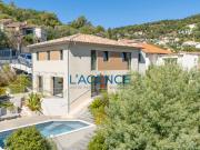 VILLA NEUVE DE 155m2 HABITABLES AVEC PISCINE ET VUE MER AU C