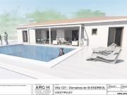 VILLA PLAIN PIED A VENDRE SUR PLAN d'une surface de...