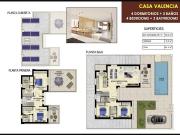 Villas con 4 dormitorios con piscina, en Vistabella...