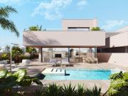 Villas De Obra Nueva En Roldan.. Villas modernas de obra...