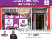VILLEURBANNE Cession de bail, local 60 m² Avec Logement