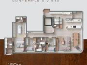 Vista Alpha Gran 3 dormitórios com elevador Privativo