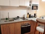 Vista Externa con Balcón y Gimnasio – 1 Dorm. – Lince