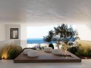 Vistas panorámicas al mar Mediterráneo en resort en...